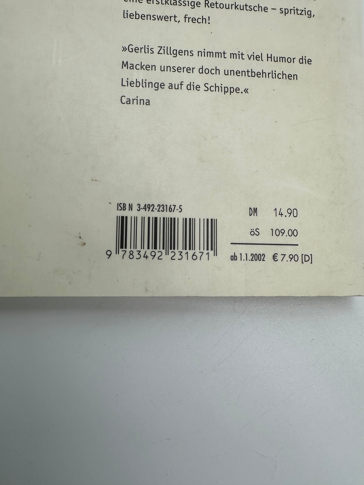 📘 101 Gründe ohne Männer zu leben – Gerlis Zillgens | geprüfte Gebrauchtware (Zustand B)