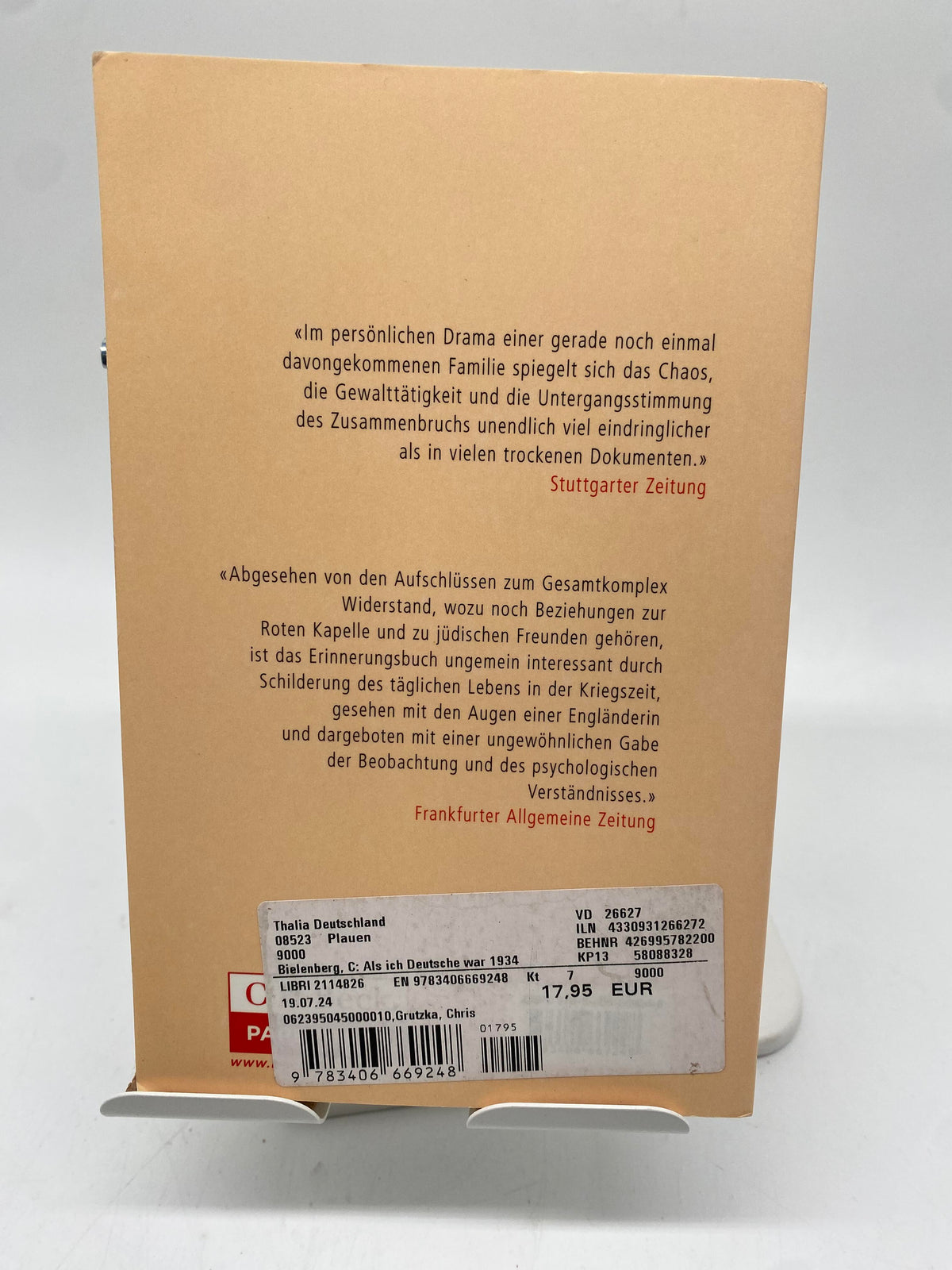📚 Als ich Deutsche war 1934-1945 - Eine Engländerin erzählt