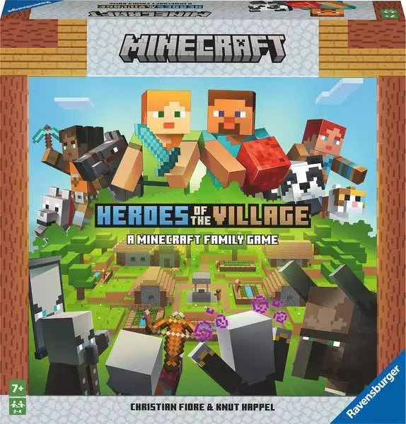🎮 Minecraft Heroes of the Village Brettspiel – Gesellschaftsspiel ab 7 Jahre - neu