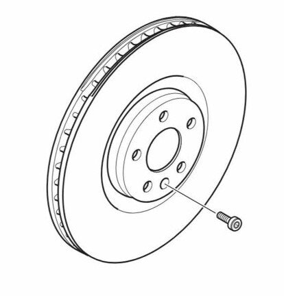 Original Volvo Bremsscheibe Vorderachse Innenbelüftet 32217561