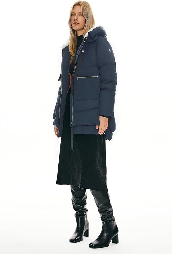 🧥 Orolay Winterjacke Damen Blau XXXL