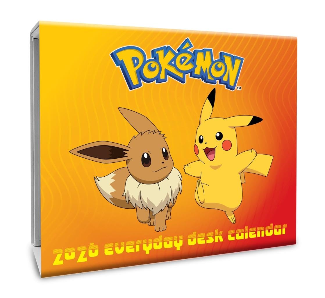 📅 Pokémon Tagesabreißkalender 2026 – mit Pikachu & Co. Kalender - B-Ware