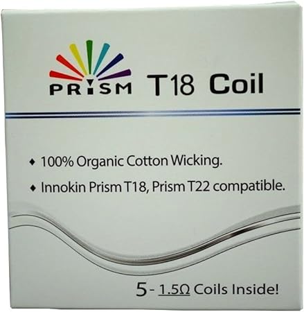 💨 INNOKIN Endura T18/T22 Coils 1,5 Ohm – Prism Verdampfer, 5er Pack - B-Ware