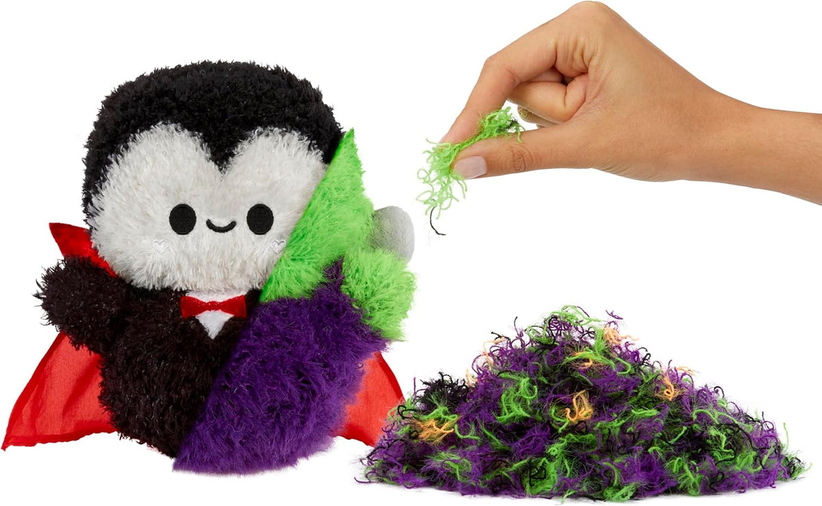🎃 Fluffie Stuffiez Frankenstein Plüsch – Halloween Sammlerstück mit Unboxing Effekt, neu