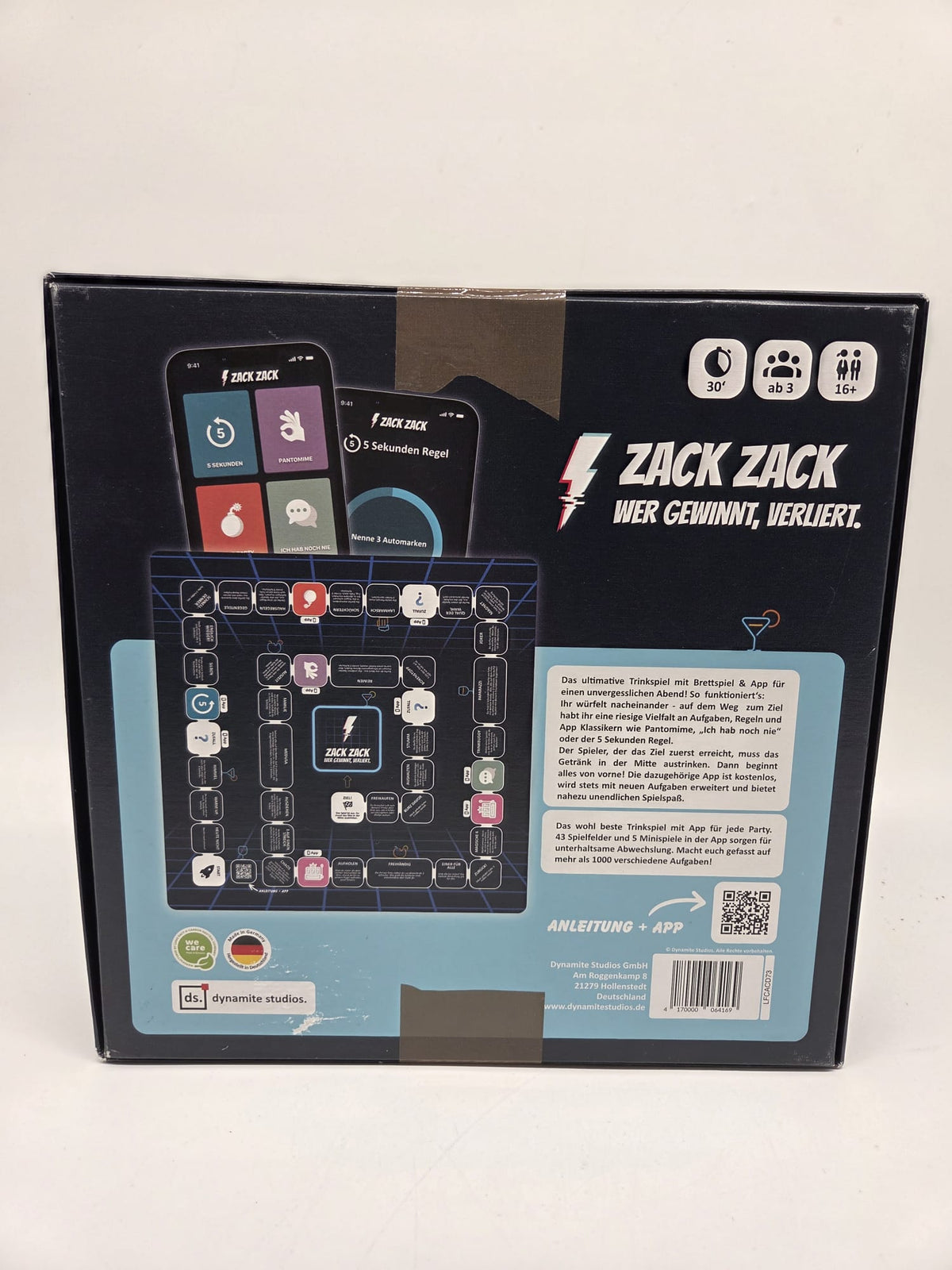 🍻 Zack Zack – Wer gewinnt, verliert! | Trinkspiel (B-Ware)