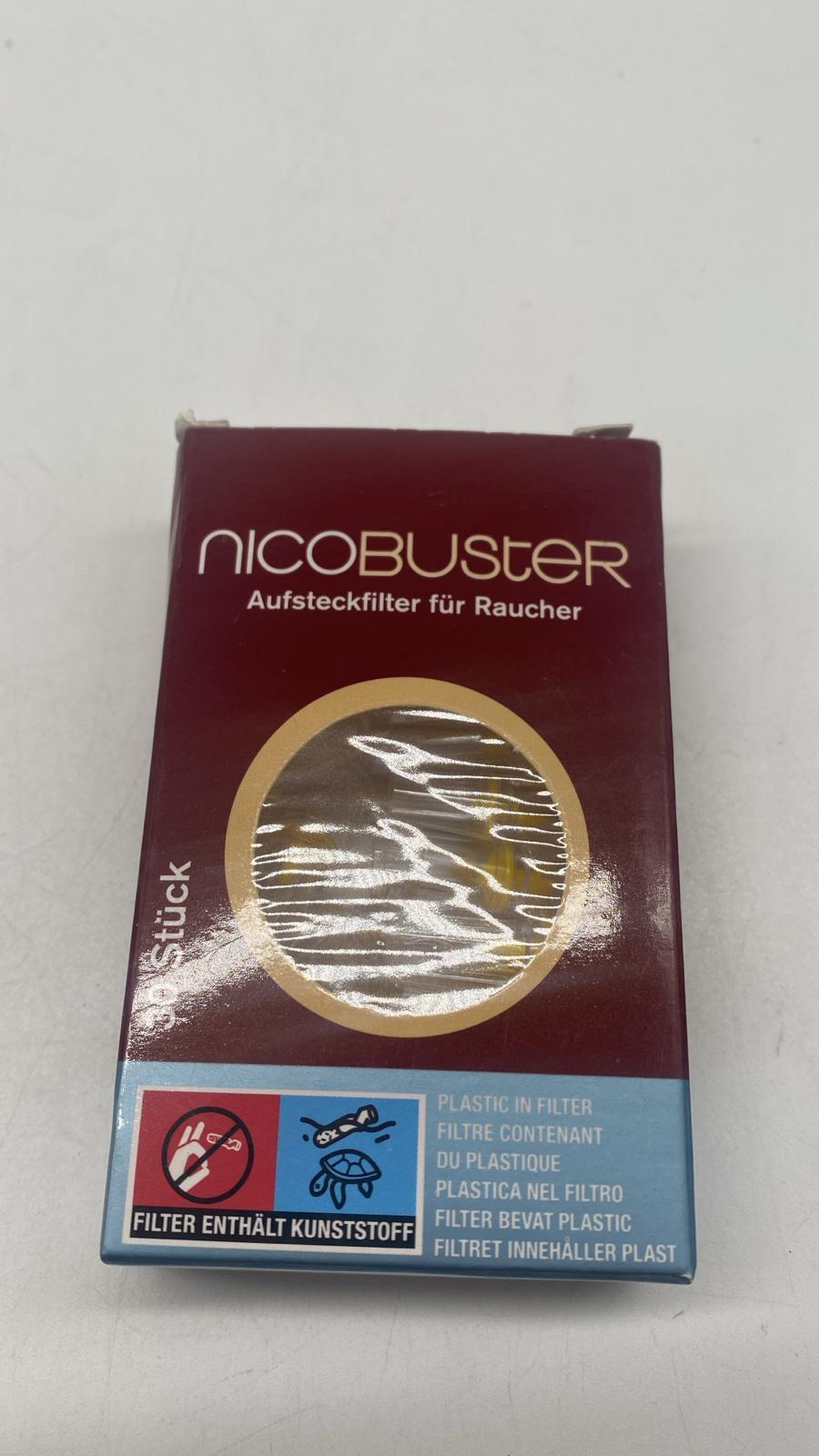 🚬 Nicobuster Zigarettenfilter – 900 Microfilter, reduziert Teer & Nikotin - B-Ware
