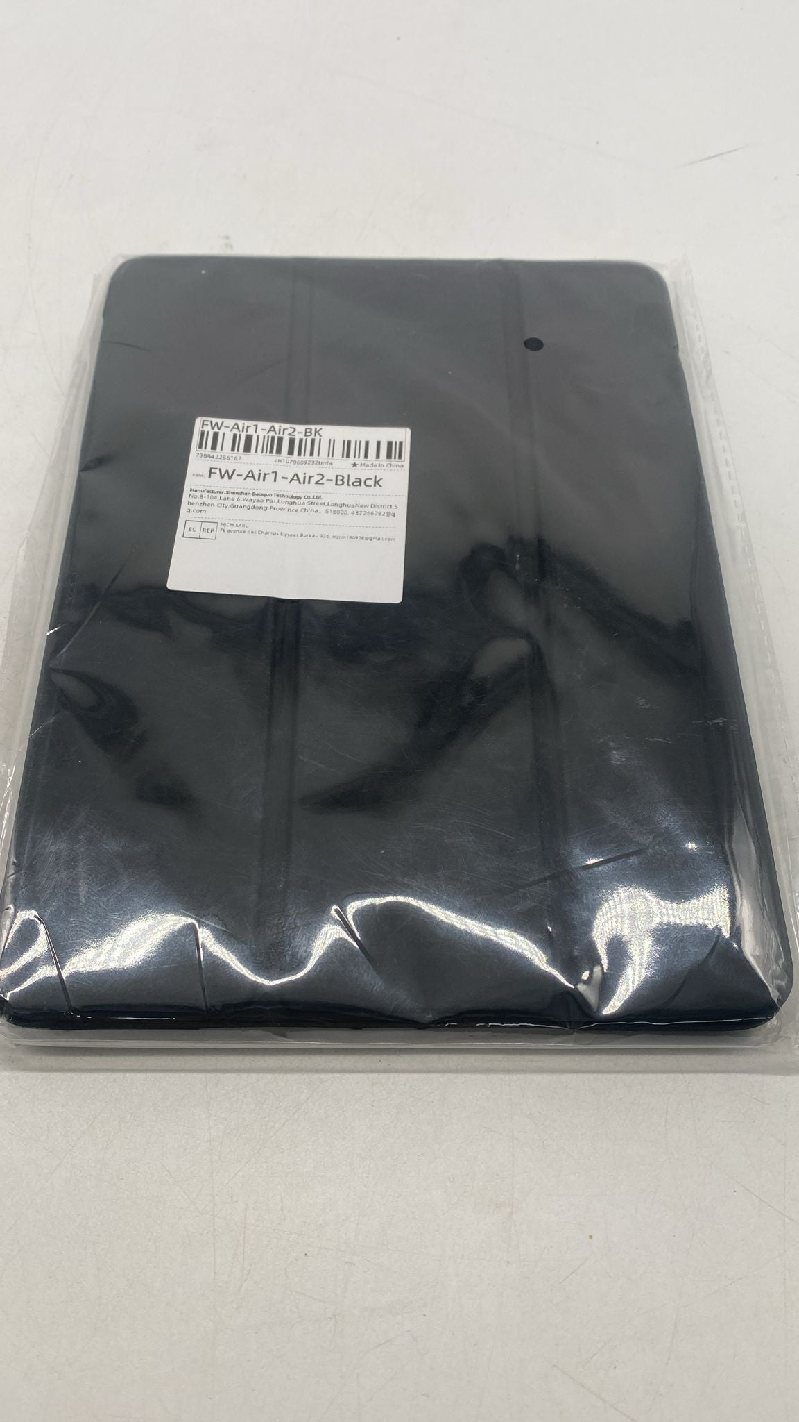 📱 INF iPad Hülle 9,7" – Bookcover für iPad 5/6 & iPad Air 1/2 Schwarz - neu