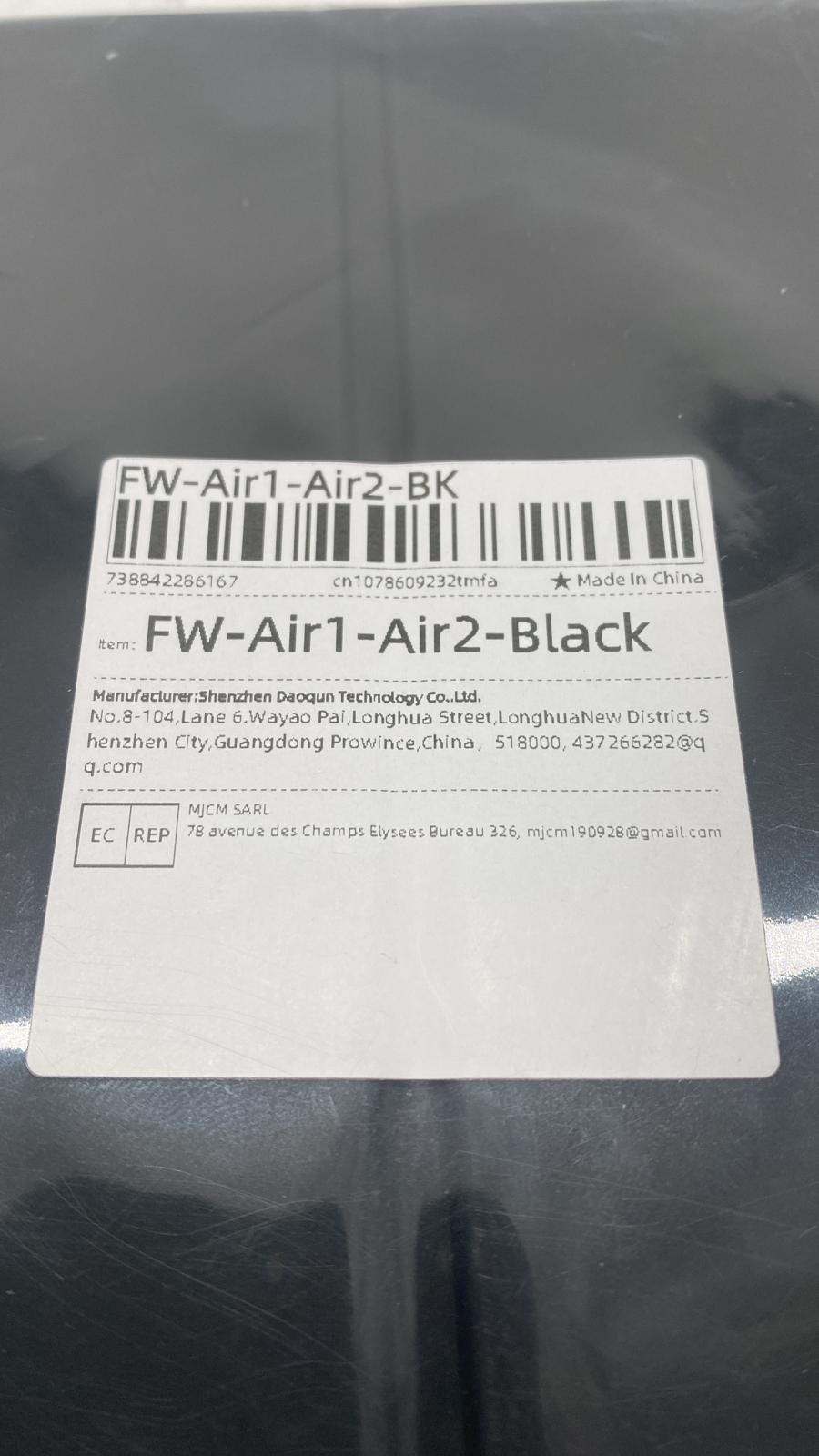 📱 INF iPad Hülle 9,7" – Bookcover für iPad 5/6 & iPad Air 1/2 Schwarz - neu