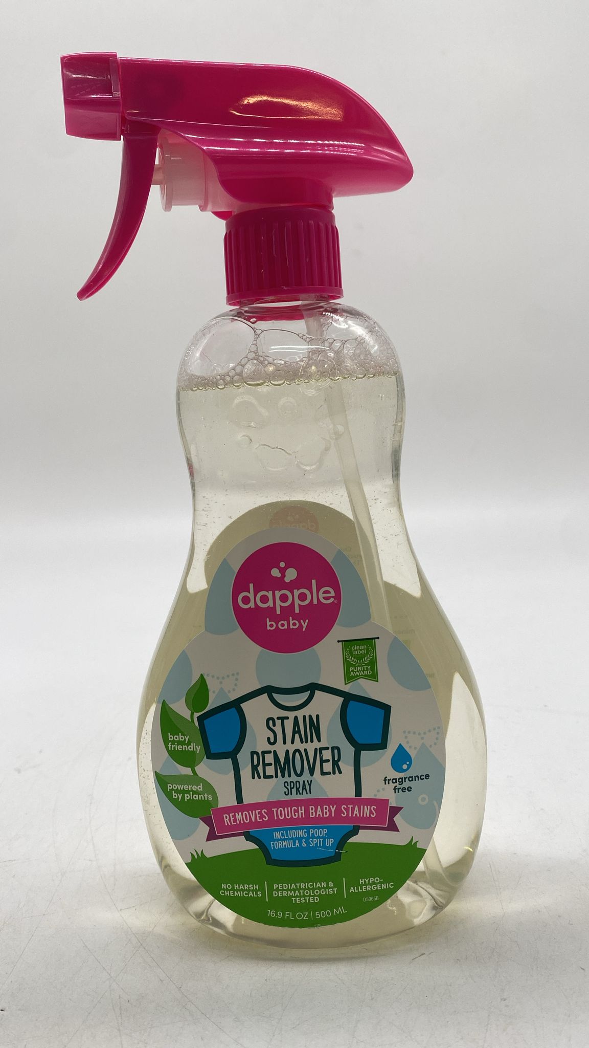 🧴 Dapple Fleckenentferner Spray – Fragrance Free Textilreiniger 500ml - neu