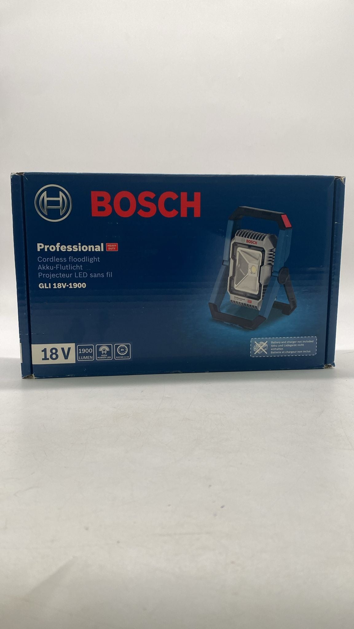 💡 Bosch PRO GLI 18V-1900 – Akku Bauleuchte LED Arbeitsleuchte - neu