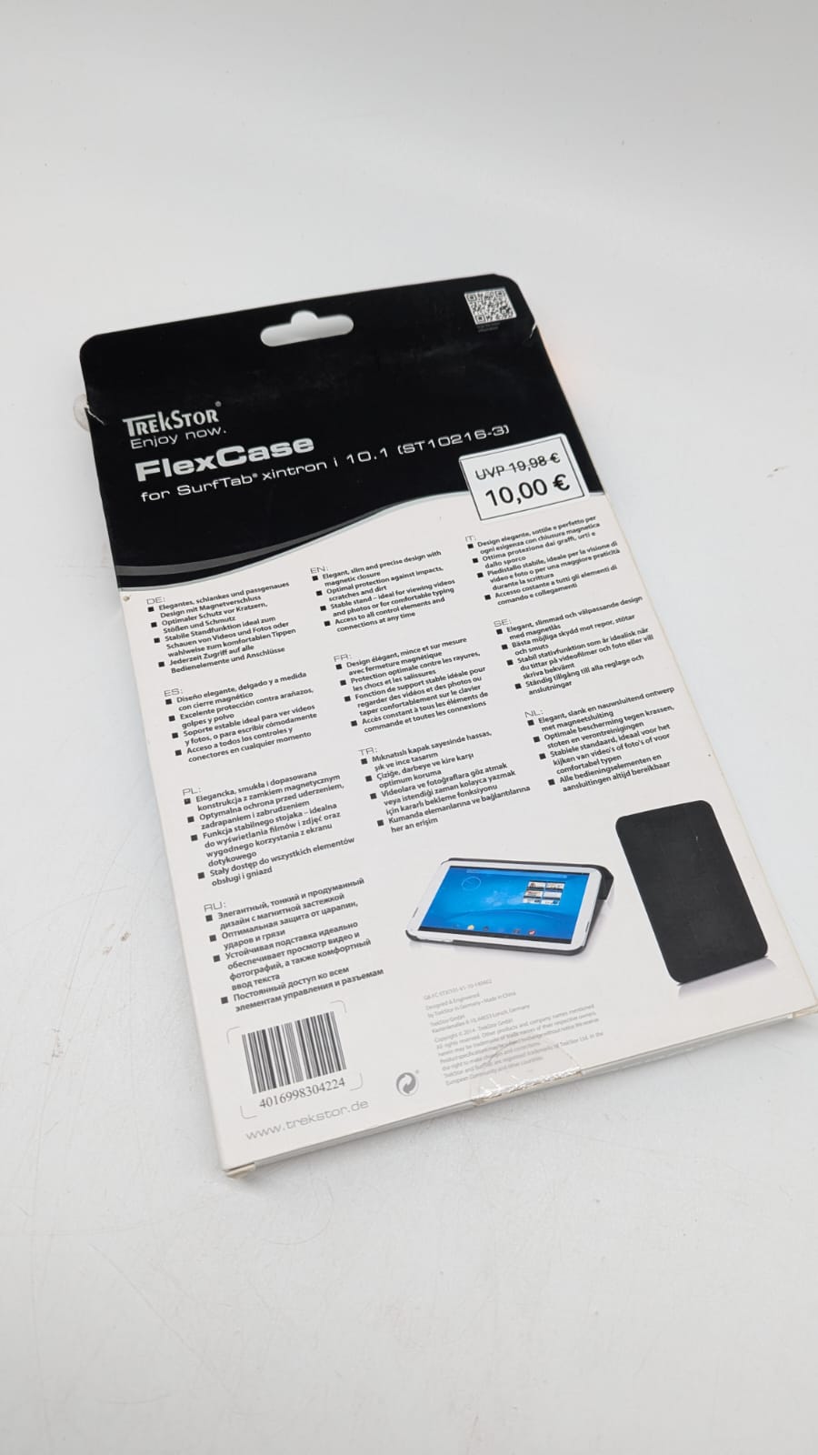 📱 TrekStor Flex Case SurfTab xintron i 10.1 – Schwarz - B-Ware
