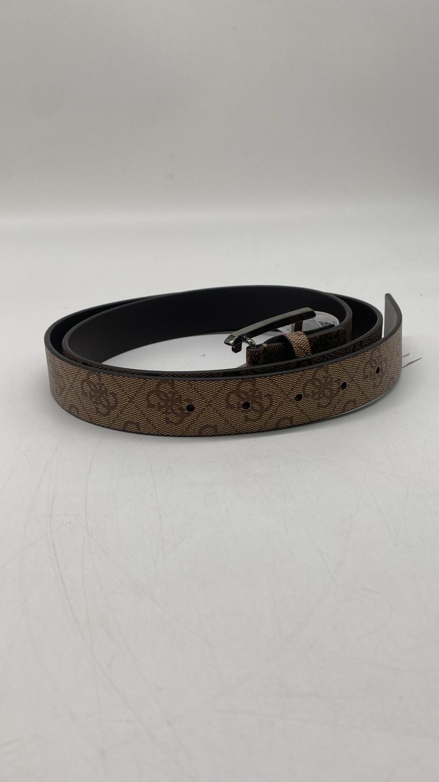 👖 Vezzola Adjustable Belt – Beige/Brown, Größe L - NEU