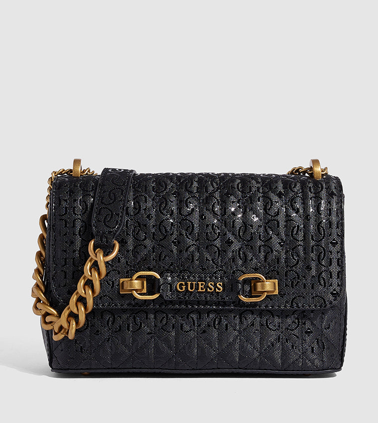 👜 Guess Handtasche HWGB89 87210 Schwarz – Designer Tasche