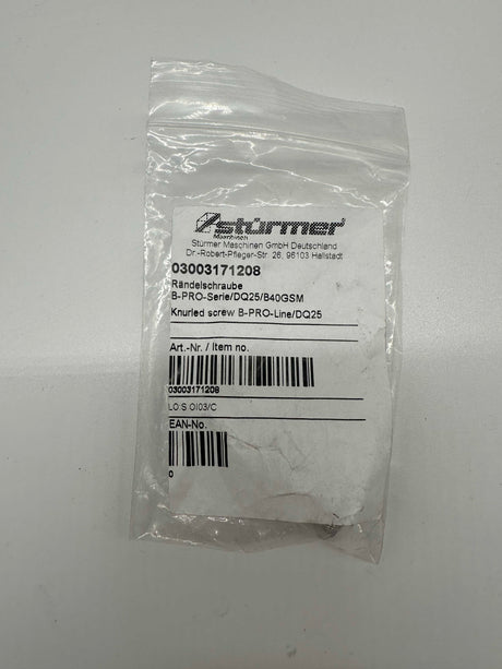 Optimum Rändelschraube B-PRO Serie DQ 25 B40GSM  03003171508