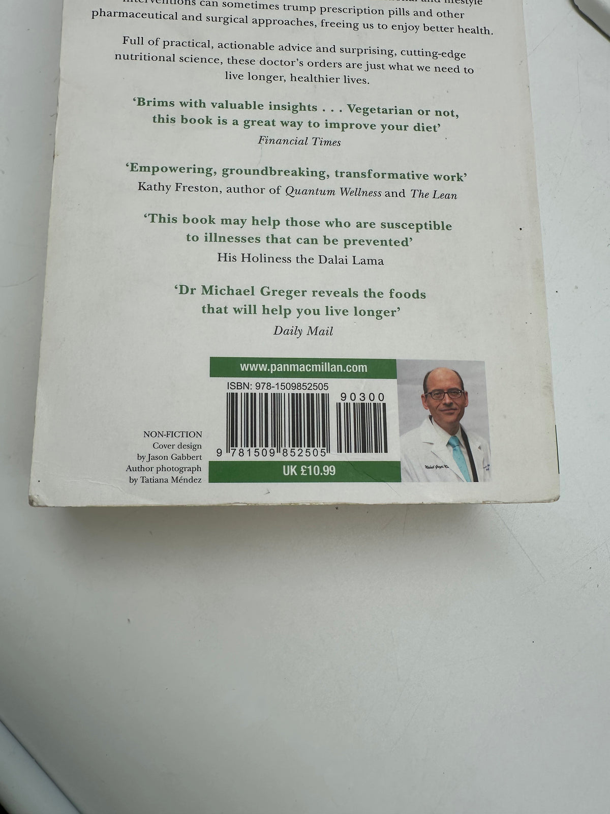 💡 How Not to Die (Michael Greger, Pan Books)