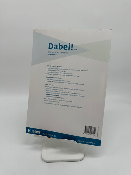 🇩🇪 Dabei! A2.2 – Deutsch für Jugendliche, Arbeitsbuch (Hueber)