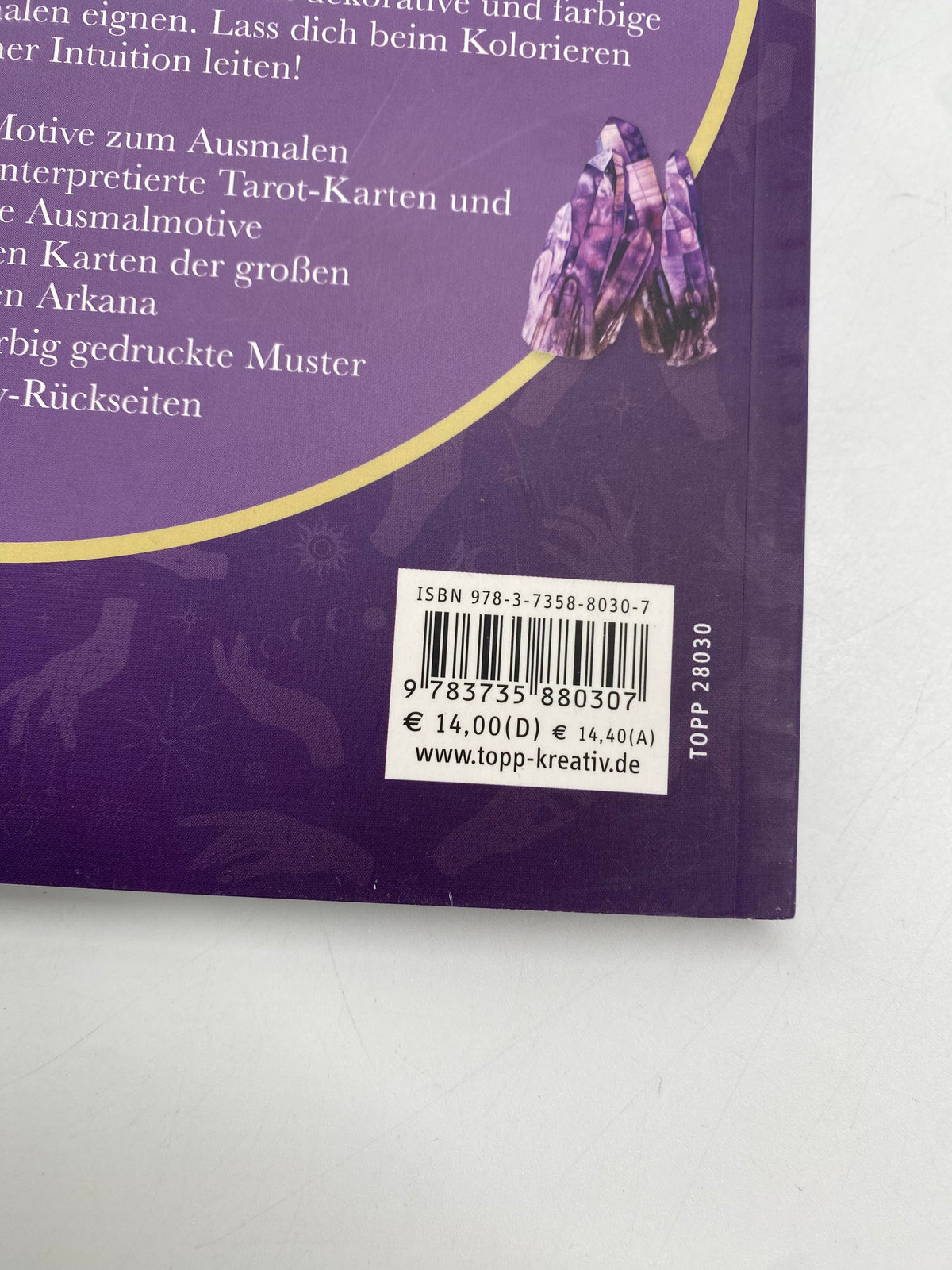 📚 Colorful Spirit - Das Tarot-Ausmalbuch – Ausmalen und entspannen. Über 60 Tarot-Motive zum Ausmalen, klassisch und modern interpretierte Tarot-Karten und Tarot-inspirierte Ausmalmotive