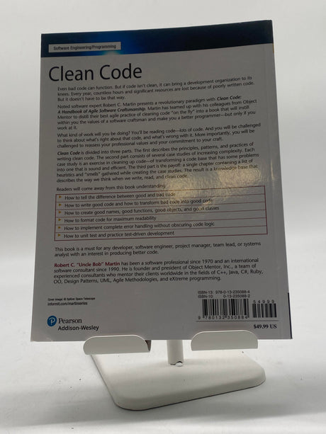 📚 Clean Code: A Handbook of Agile Software Craftsmanship
