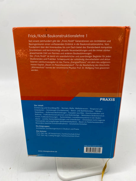 📚 Frick/Knöll Baukonstruktionslehre 1