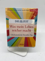 📚 Was mein Leben reicher macht Tagesabreißkalender 2026