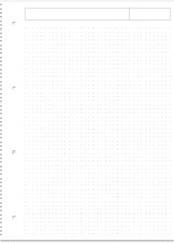 Staufen Ursus Style Collegeblock A4 Dotted, 80 Blatt, 5 Stück – Green Edition