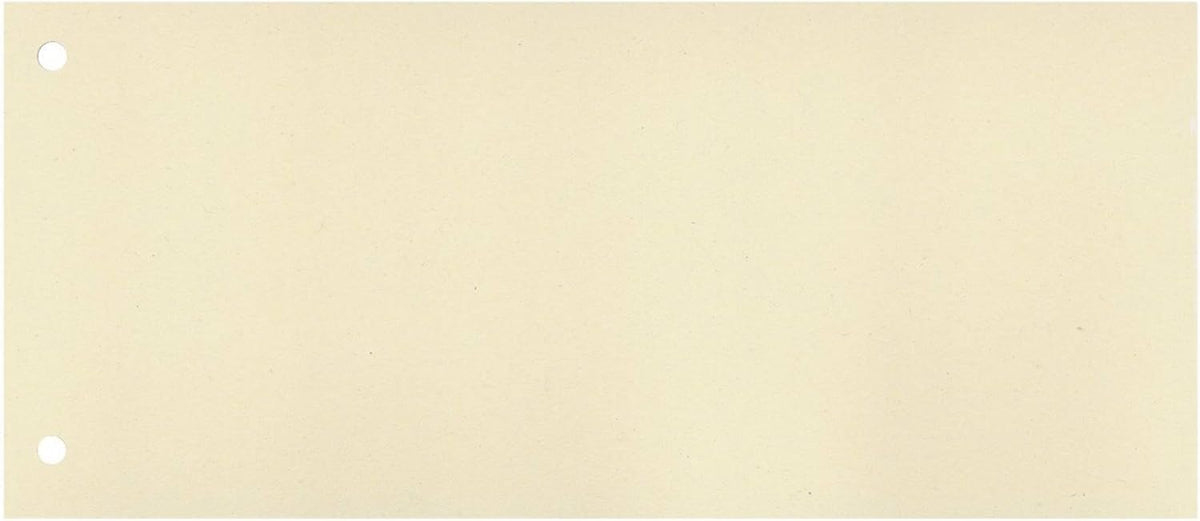 📑 Q-Connect Trennstreifen 10,5 x 24 cm chamois – 100 Stück