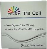 💨 INNOKIN Endura T18/T22 Coils 1,5 Ohm – Prism Verdampfer, 5er Pack - B-Ware