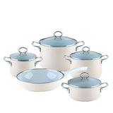🍲 Riess NOUVELLE Avorio EXTRASTARK 5-tlg. Geschirr-Set – Induktion geeignet, neu