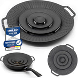 NetroxHome Überkochschutz und Pfannenspritzschutz Silikon 15-25 cm