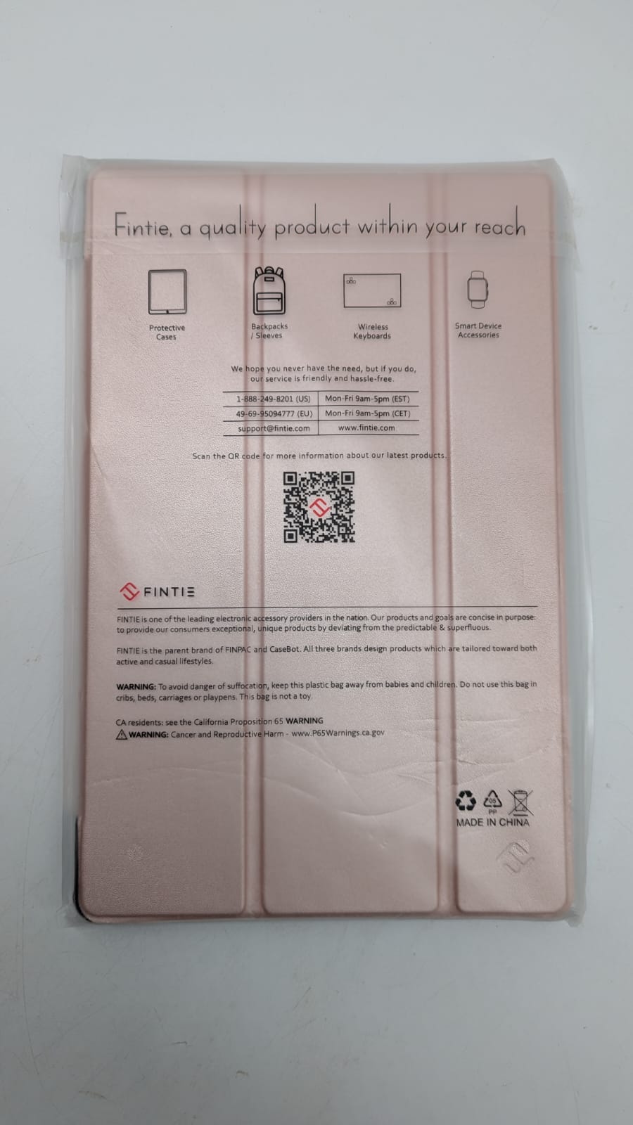 📱 Fintie Hülle Lenovo Tab P11 11,5" – Roségold, Auto Sleep/Wake - B-Ware