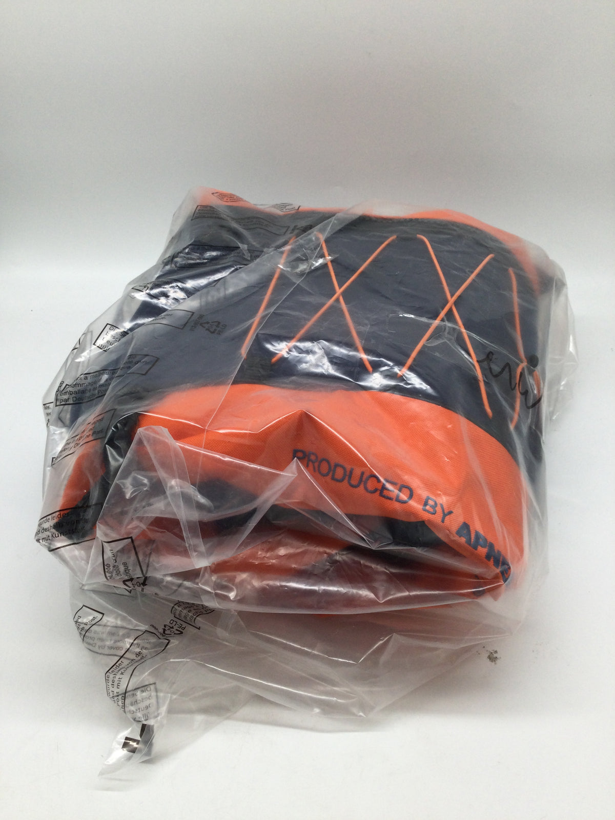 🌟 Rucksack Apneaman PERFECT – Dunkelblau/Orange (B-Ware)
