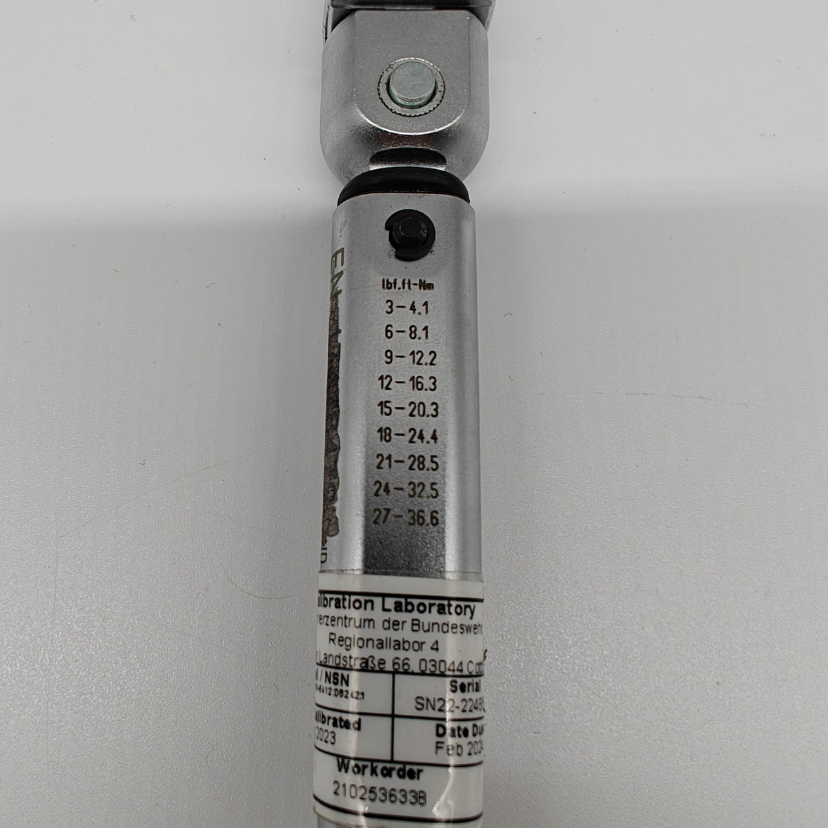 HAZET Drehmomentschlüssel 6282-1CT · 4–40 Nm 3/8 Zoll inkl. Aufsatz