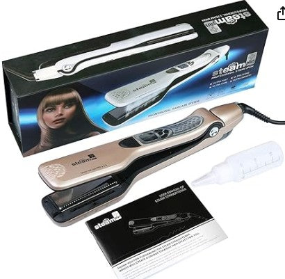 💇‍♀️ iGutech Dampf-Haarglätter – Glätteisen mit Dampffunktion & 230 °C - neu