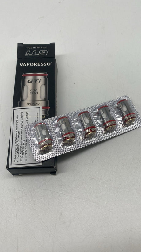 💨 Vaporesso GTi Coil 0,4 Ohm – 5er Pack, DL, - B-Ware