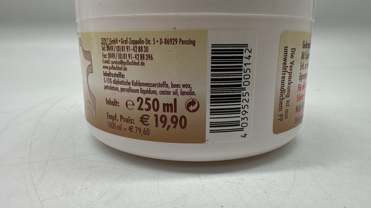 🧴 Universal Lederbalsam 250 ml – mit Bienenwachs, farblos, vom Pullach Hof, neu