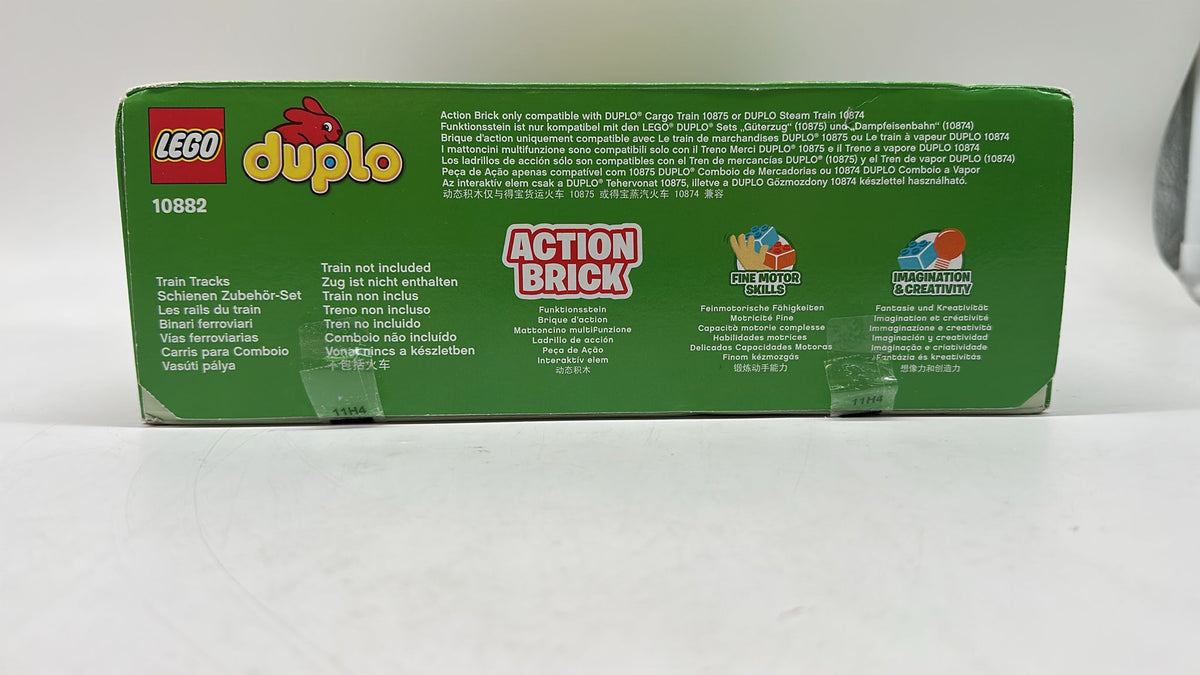 🚂 LEGO DUPLO 10882 Eisenbahn Schienen Set – mit Signalstein, 23 Teile, neu