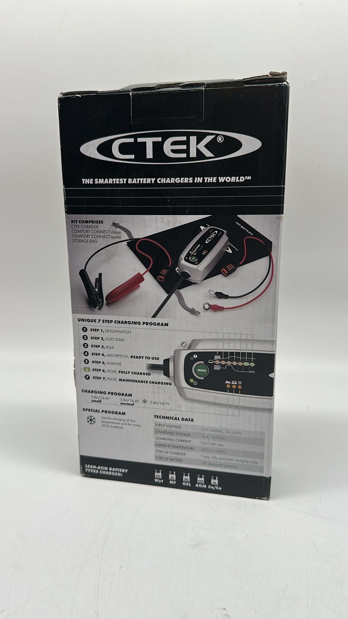 🔋 CTEK MXS 3.8 – 12V Batterieladegerät mit Erhaltung & Winterprogramm, neu