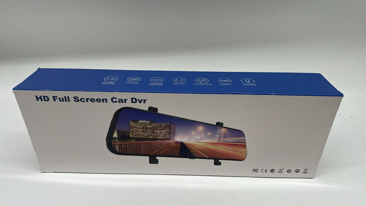 🚗 BEUTEE 10" Spiegel Dashcam 1080P – Dual Kamera DVR mit Rückfahrkamera - B-Ware