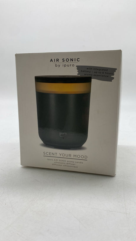 🕯️ Ipuro Air Sonic Aromakerze grau – Duftkerze Deko Kerze - neu