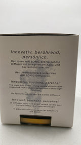 🕯️ Ipuro Air Sonic Aromakerze grau – Duftkerze Deko Kerze - neu