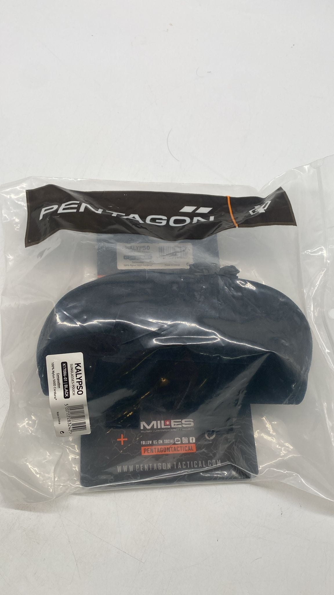 🕶️ Pentagon Kalypso Sunglasses Pouch Black – Brillen Tasche - neu