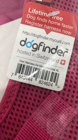 🐶 Curli Vest Harness Air-Mesh XL – Hundegeschirr Pink/Fuchsia leicht - neu