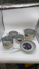🍲 Riess NOUVELLE Avorio EXTRASTARK 5-tlg. Geschirr-Set – Induktion geeignet, neu