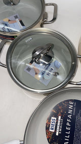 🍲 Riess NOUVELLE Avorio EXTRASTARK 5-tlg. Geschirr-Set – Induktion geeignet, neu