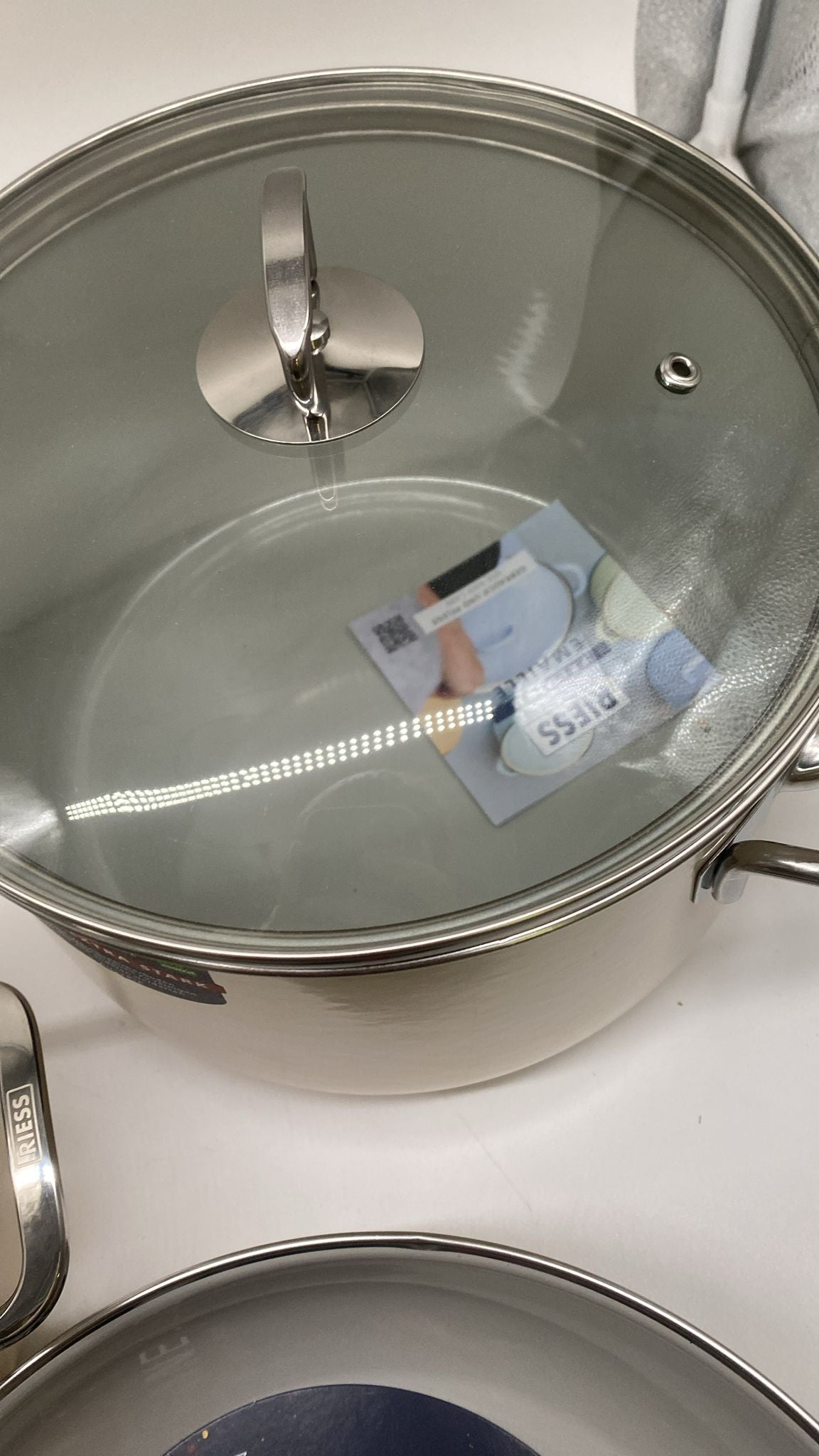 🍲 Riess NOUVELLE Avorio EXTRASTARK 5-tlg. Geschirr-Set – Induktion geeignet, neu
