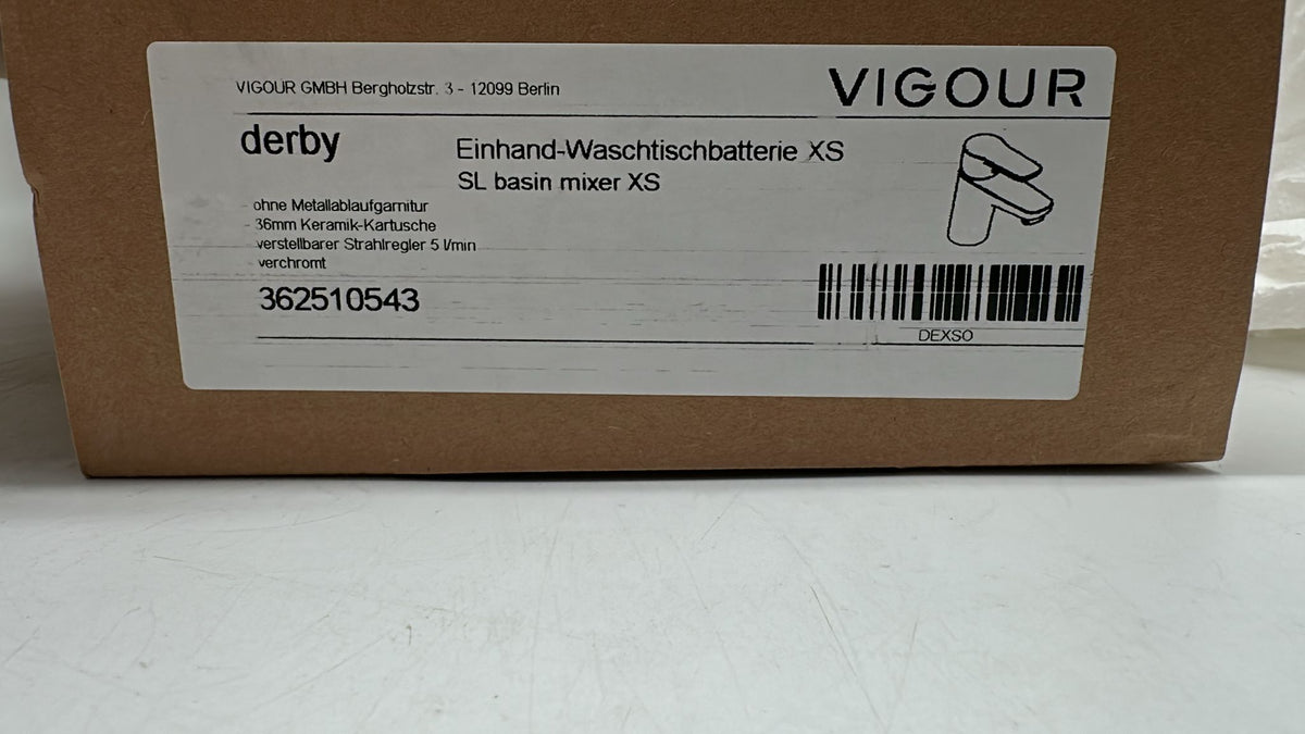 🚿 VIGOUR derby XS Piccolo Waschtischarmatur – Chrom, DEXSO, neu